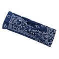 thumbnail image 1 of Bandeau Sport Séchage Rapide Imprimé Noix de Cajou Bleu, 1 of 1
