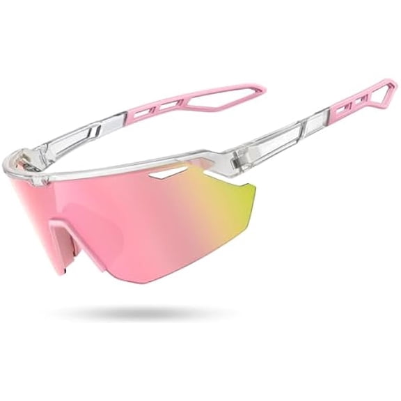 LYH 24g Polarized Sports Sunglasses for Men Women - UV400 Protection Sun Glasses Gifts for Running Cycling Baseball