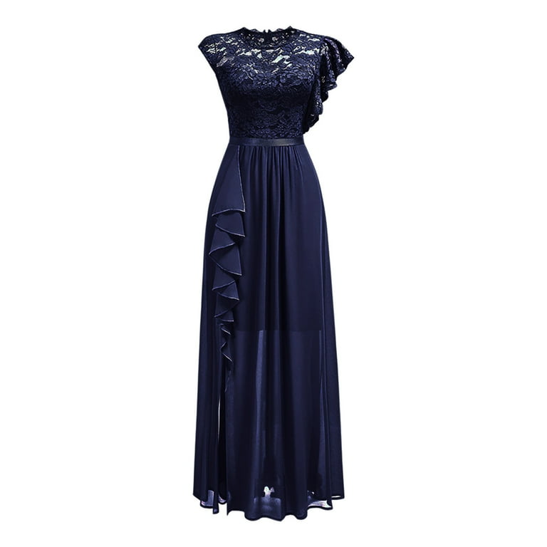 chinese dress ladies Leila Charming Long Sleeves Slit Chiffon Dresses, Cabernet main image 0