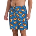 thumbnail image 2 of Vsdgher Hot Dog 1 Men's Beach Shorts, Surfing shorts, Swim trunks, Quick Dry Swim Trunks for Surfing Beach Fun -XX-Large, 2 of 6