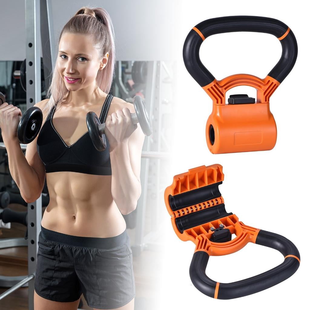 lanema Adjustable Kettlebells Handle Kettle Bells Grip Handle Portable Dumbbells Kettlebells Grip Handle Exercise Dumbbells Gri