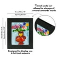 thumbnail image 2 of Americanflat 8.5x11 Kids Art Frame Holds 25 Artworks - Slide-In Picture Frame with One Opening and Art Storage - Black, 2 of 7