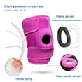 thumbnail image 3 of Kids Youth Neoprene Knee Brace, Open Patella Stabilizer with Adjustable Straps Knee Pads Support for Arthritis, ACL, Relieves Pain, Basketball, Sports, 1 Piece -Pink, 3 of 7
