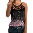 thumbnail image 1 of Mujeres señoras imprimir sin mangas o-cuello pulóver chaleco camisetas sin mangas camisas blusa Fridja qr3502, 1 of 5