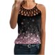 thumbnail image 2 of ICHUANYI Clearance Women Ladies Print Sleeveless O-neck Pullover Vest Tank Tops Shirts Blouse(Pink, M) Ichuanyi Ichuanyi, 2 of 5