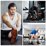 Men Non Slip Sticky Grips Socks 3 Pairs Tile Wood Floors Anti-Skid Workout Yoga Pilates Hospital Slipper Socks