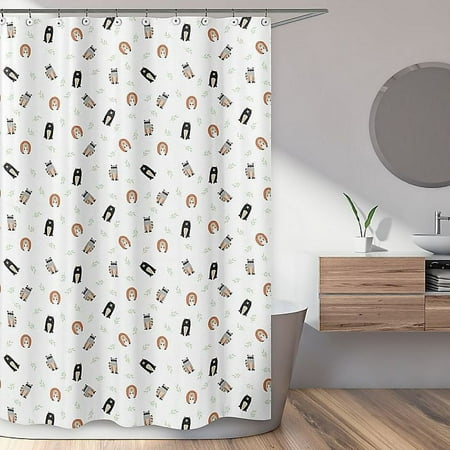 Woodland Pals Collection Shower Curtain