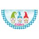 thumbnail image 1 of Bandera De Decoración De Pascua Banderas temáticas de huevos de conejito de medio círculo, decoraciones impermeables para interiores y exteriores B, 1 of 4