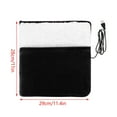 thumbnail image 3 of USB Heated Foot Warmer Slippers Warming Pad for Winter Comfort Indoor Outdoor Use Rechargeable Cozy Home, 3 of 8