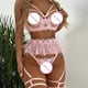 thumbnail image 5 of Gibobby Ropa sexy de mujer para sexo Ropa Dormir Mujer Sexy Accesorios erotico Ropa Sexi para Mujer lencería de Princesa Brasier y calzon Mujer Tanga Sexy Mujer(Rojo, CH), 5 of 5