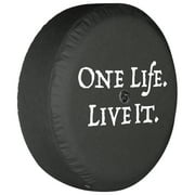 Boomerang - 33" Soft JL Tire Cover for Jeep JL Wrangler (w/ back-up camera) (2018-2020) - Rubicon - One Life Live It