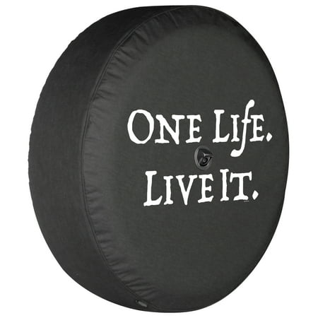 Boomerang - 33" Soft JL Tire Cover for Jeep JL Wrangler (w/ back-up camera) (2018-2020) - Rubicon - One Life Live It