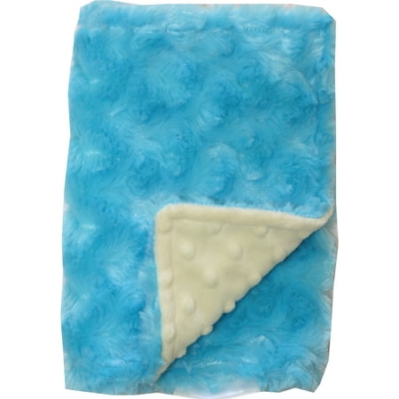 Lil' Cub Hub Yellow Dimple Dot/Turquoise Rosebud Swirl Solid Burp Cloth