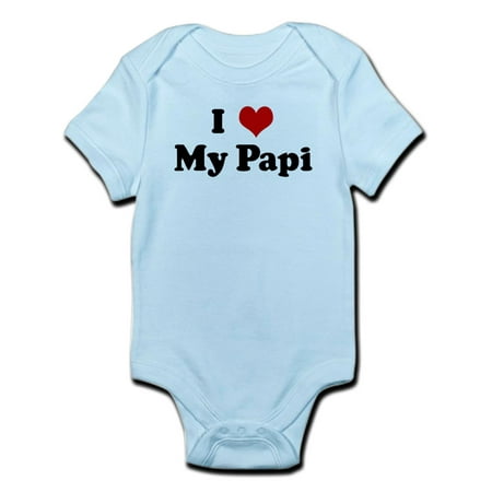 

CafePress - I Love My Papi Infant Bodysuit - Baby Light Bodysuit