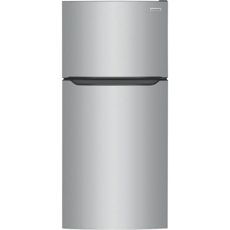 Frigidaire FFTR1835VS 30 Inch Freestanding Top Freezer Refrigerator with 18.3 cu. ft. Total Capacity  2 Glass Shelves  4.9 cu. ft. Freezer Capacity  Right Hinge