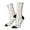 2 Black-2, variant on Pastel Christmas Cookies Pattern Sport Socks for Women and Men Crew Socks Sporty Calf Socks Casual Socks