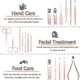 thumbnail image 2 of Manicure Pedicure Kit, 18 pcs Professional Nail Clipper Set, Stai. Nail care set., 2 of 5