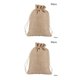 thumbnail image 4 of Matsuzay 50 unids/lote de bolsas de lino con cordón, bolsas de regalo para recuerdo de boda, bolsas para cosméticos para Baby Shower, bolsas para joyas Type5 NO5 Matsuzay CBP118241, 4 of 5