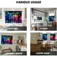 thumbnail image 3 of Gaming Kitchen Curtains Mini 27.5'''' W x 39'''' L Graffiti Gamepad for Gamer Boys Kids Teen Colorful Splashed Ink Cute Video Games Short Small Cafe Room Window Drapes Treatment Tiers Fabric 1 Pair, 3 of 5