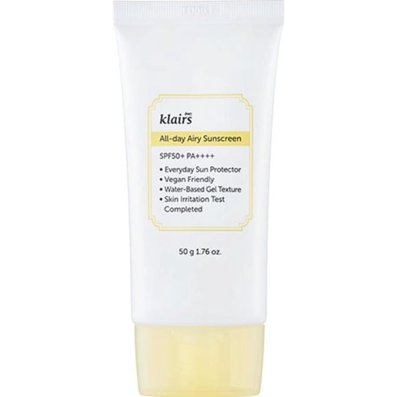 Protector solar Dear, Klairs All-Day Airy SPF 50+ PA++++ 50 ml
