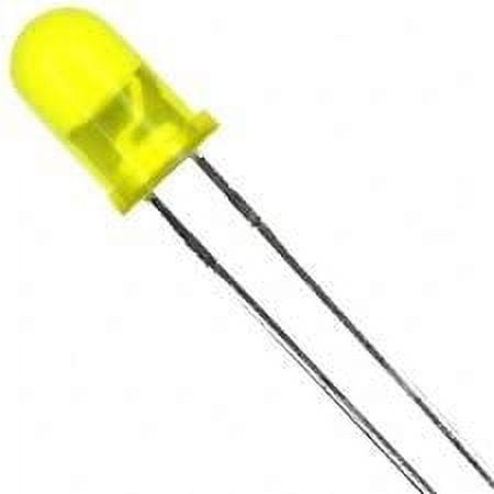 

L51YD LED T1-3/4 5mm Yellow 2.1-2.5V 20mcd 120deg Viewing Angle (10 pieces) - L51YD