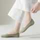 thumbnail image 5 of Calcetines invisibles de estilo fino para mujer, medias invisibles de silicona antideslizantes con posicionamiento, boca poco profunda, 5 uds., 5 of 5