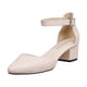 thumbnail image 1 of Zapatillas Mujer Palo De Rosa Tacón Bajo Formales rosa 23 Incógnita 109D1A, 1 of 6