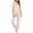 Pink, variant on Ltctricy Women Pajama Set 2 Piece Casual V Neck Long Sleeve Tops with Baggy Pants Sleepwear Outfits Lounge Homewear