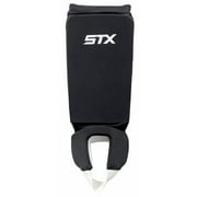 STX Field Hockey Reversible Shin Shield, Black/White, Youth