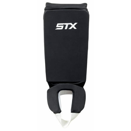 STX Field Hockey Reversible Shin Shield, Black/White, Youth
