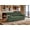 Dark Green, variant on QuzyAor 81" 3-Seater Sofa, Faux Leather Couch with Padded Armrests for Living Room,Light Brown