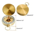 thumbnail image 2 of MODANU 2Pcs Camping Survival Compass, Portable Metal Compass Kids Compass for Hiking Camping Hunting Outdoor Military Navigation Tool, 2 of 7