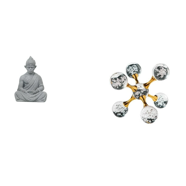 Figura De Buda Mono Con Forma De Esfera De Burbujas, Escultura Moderna, Adorno Coleccionable En Miniatura Para Hotel, Patio, Escritorio, Oficina, Estante, Sala De Estar, Decoración Del Hogar