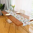 thumbnail image 2 of Yayeee Table Runner 70 inches Long Home Kitchen Dinning Party Decoration, Purple Vegetables Pattern, 2 of 7