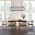thumbnail image 3 of Hunter - Stone Creek 5-light Noble Bronze, Extra Large Chandelier, Dimmable, Rustic Style, Linear Shaped, for Bedrooms, Dining, Living Rooms - 19232, 3 of 10