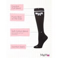 thumbnail image 3 of MeMoi  Fuzzy Bow Knee High Socks - Girls - Female, 6, Black, 3 of 7