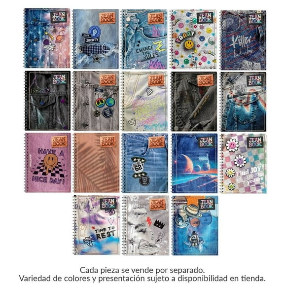 Cuaderno Profesional Norma Jean Book de raya 100 hojas varios modelos 1 Pieza