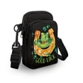 thumbnail image 3 of HELLHERO Clover Luck Crossbody Sling Bag Polyester Adjustable Strap Shoulder Bags for Outdoor Travel, 3 of 7