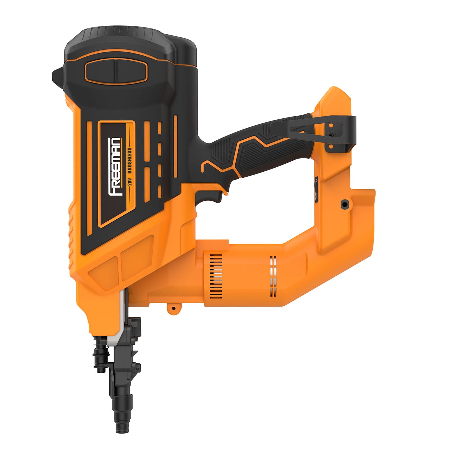 Freeman PE20VTCNPN 20 Volt Cordless and Brushless 3" Single Pin Concrete Nailer (Tool Only) – 750 Shots per Charge