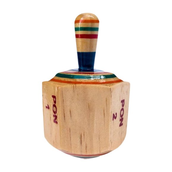 1/2 Pcs Mexican Game Mexican Fiesta Game Mexican Wood Spining Top Game | Toys Funny Family Game Tops Traditional Mexican Game For Mexican Fiesta Themed