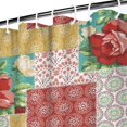 thumbnail image 4 of Waterproof Pioneer Shower Curtain 72x84 Inch Polyester Unique Cute Floral Shower Curtain for Bathroom Hotel Home Decor with 12 Plastic Hooks, 4 of 5