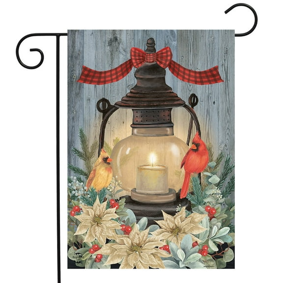 Briarwood Lane Warm Winter Candle Garden Flag