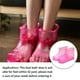 thumbnail image 5 of Qarigey 1 par de zapatos de baño para pies, botas de relajación, masajeador de pies reutilizable para el hogar, ducha de baño para Cuidado de los pies Azul, 5 of 6