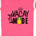 thumbnail image 4 of Inktastic Vacay Mode with Palm Trees Sun and Pineapple Boys or Girls Baby Bodysuit, 4 of 5