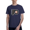 thumbnail image 1 of Philadelphia Flyers Fashion Men'S Short Sleeve T-Shirt Navy Blue Large, 1 of 5
