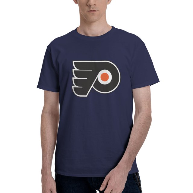 Philadelphia Flyers Mode T-Shirt à Manches Courtes pour Hommes Bleu Marine Grand