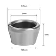 thumbnail image 4 of 4 Pcs M17 Collet Chuck Adapter with Nut Engraving Trimming Machine Electric Router, 4 of 9
