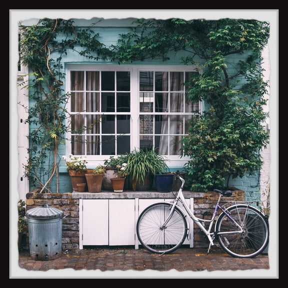 Marmont Hill Window Vines Framed Painting Print