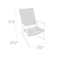 thumbnail image 2 of Better Homes & Gardens Ventura Black Woven Rocking Chair, 2 of 5