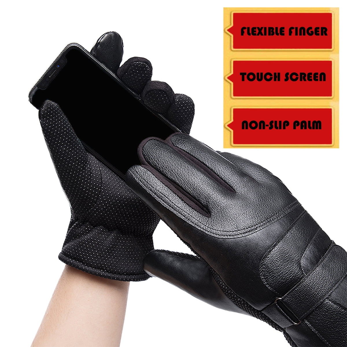 30℃ Touch Screen Windproof Waterproof Outdoor Sport Unisex Winter Warm Gloves